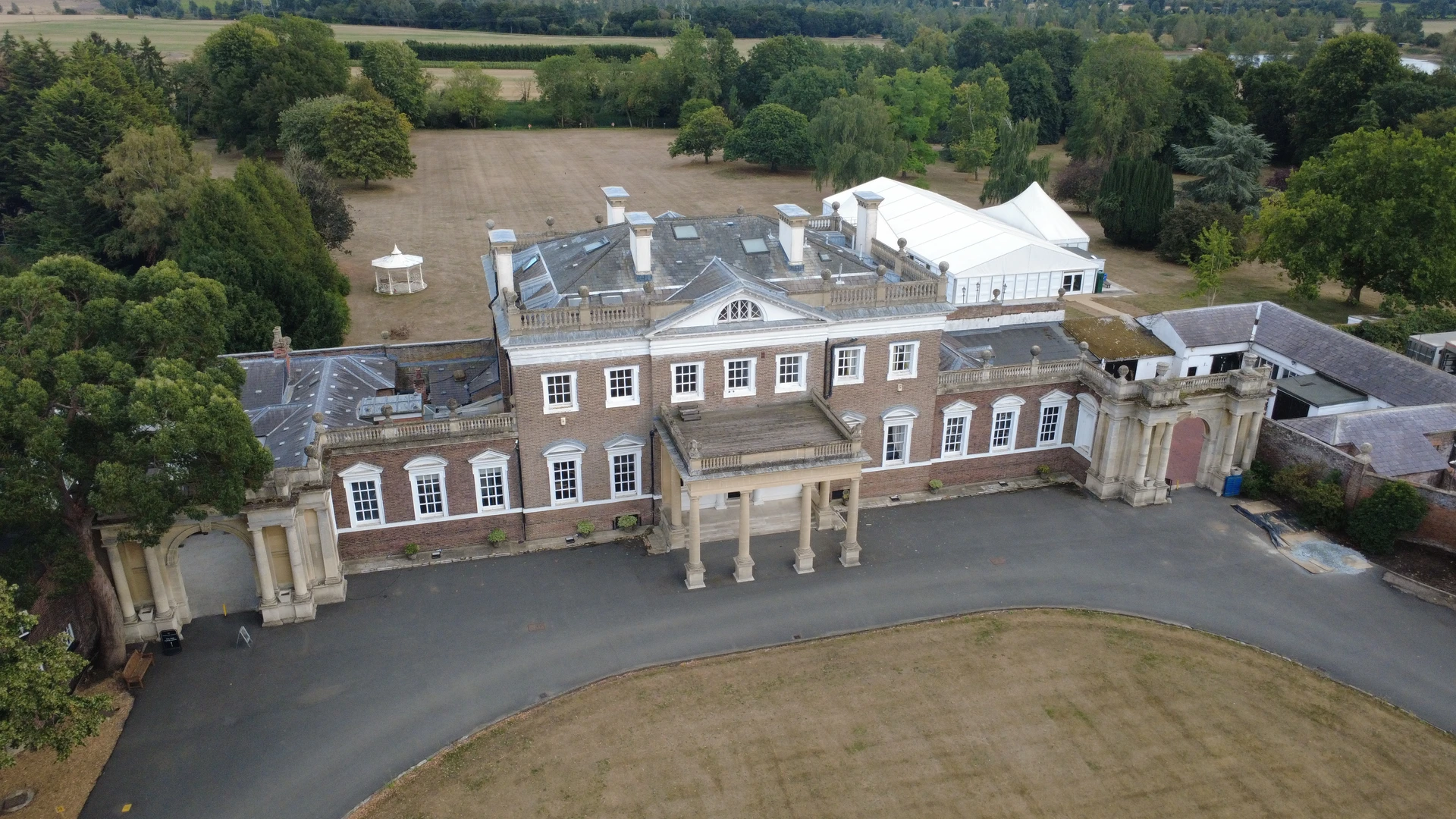 Aerial view of Boreham House